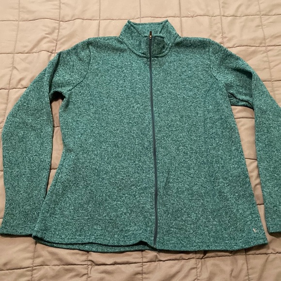 Danskin Sweaters - Womens XL Danskin Turquoise Full Zip Sweater